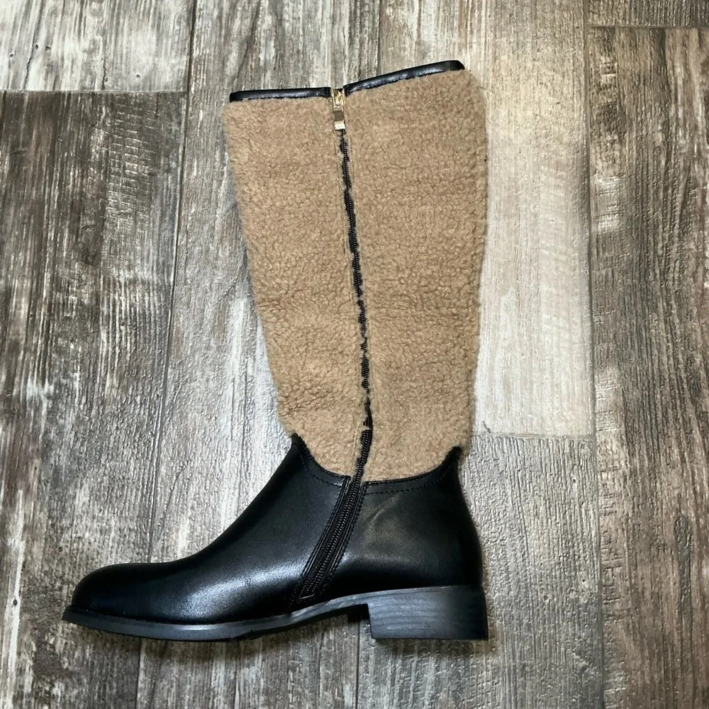 Torgeis Black and Tan Women's Boots